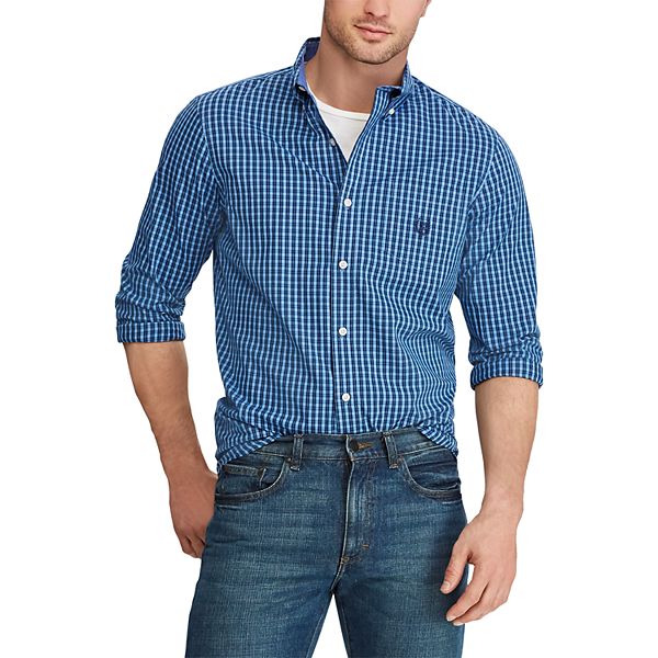 Men's Chaps Regular-Fit Stretch Easy-Care Button-Down Shirt