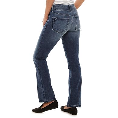 Women's Apt. 9® Tummy Control Midrise Bootcut Jeans