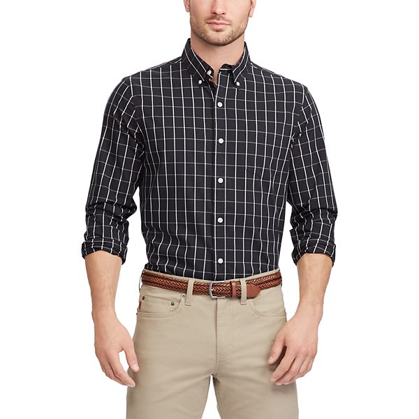 Men's Chaps Regular-Fit Easy-Care Stretch Button-Down Shirt