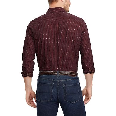 Men's Chaps Regular-Fit Plaid Button-Down Shirt