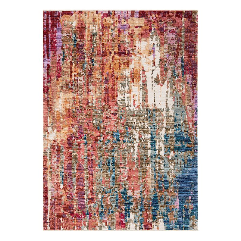 Safavieh Nirvana Dustin Abstract Rug, Red, 4X6 Ft