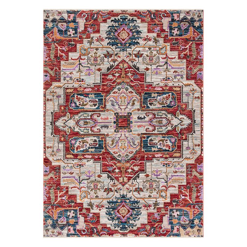 Safavieh Nirvana Mike Medallion Rug, Lt Beige, 9X13 Ft