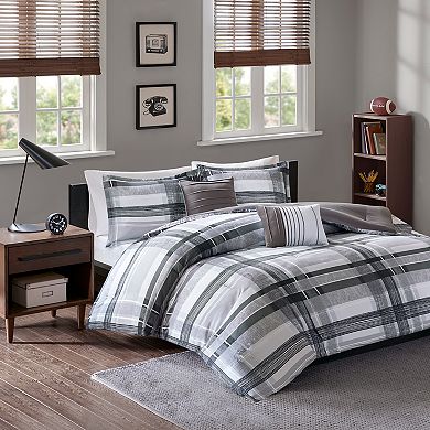 Intelligent Design Jax Plaid Comforter Set