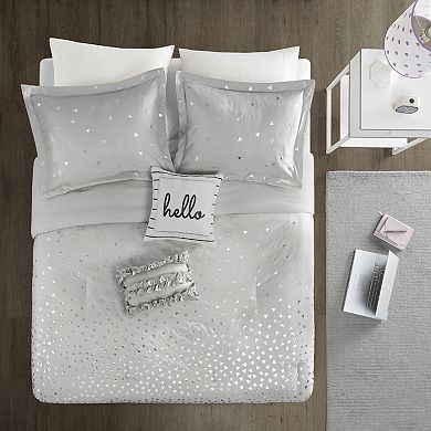 Intelligent Design Liv Metallic Comforter Set