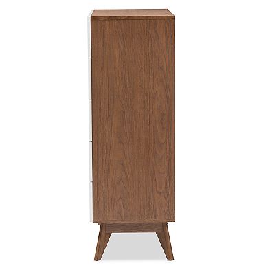Baxton Studio Calypso Mid-Century 5-Drawer Dresser
