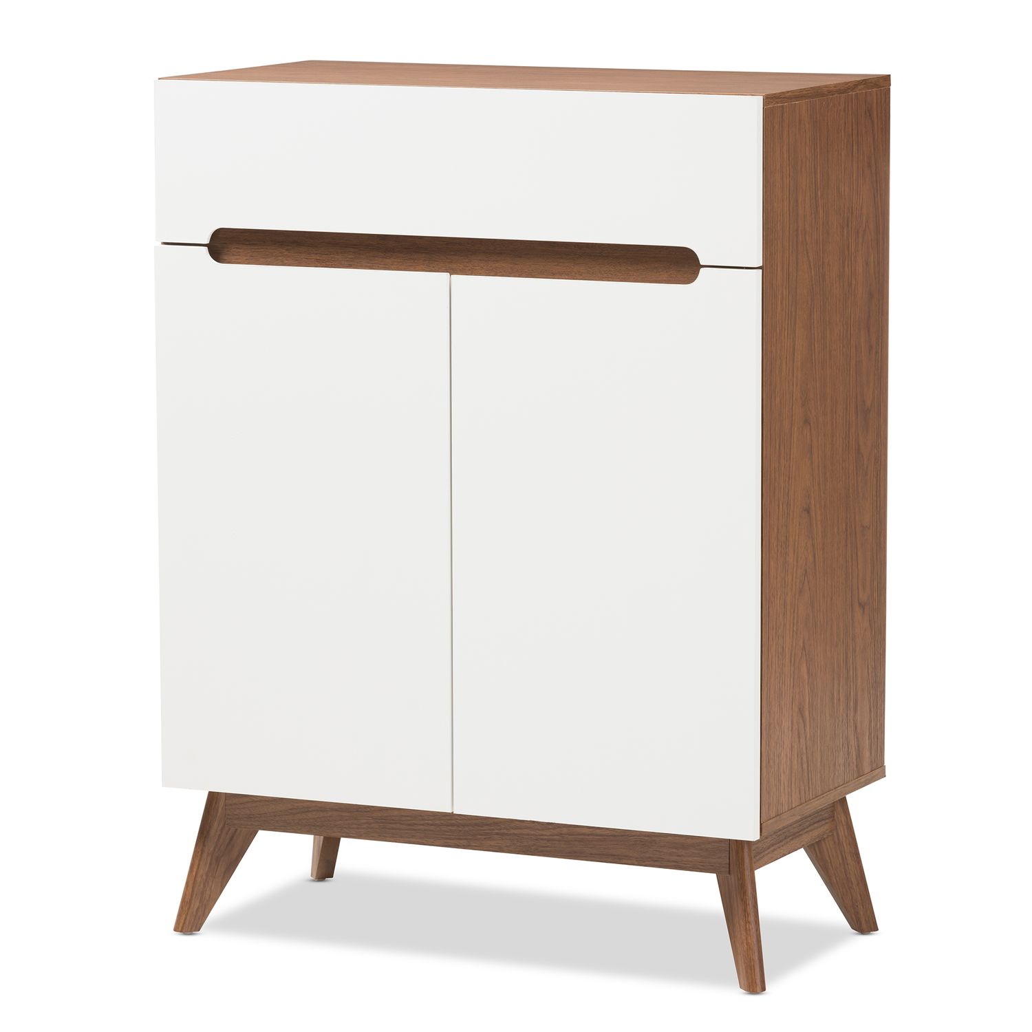 Baxton Studio Calypso Mid Century Shoe Cabinet   3315747 ALT2