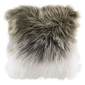 Safavieh Faux Flokati Shag Throw Pillow