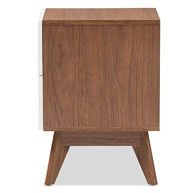 Baxton Studio Calypso Mid-Century Nightstand