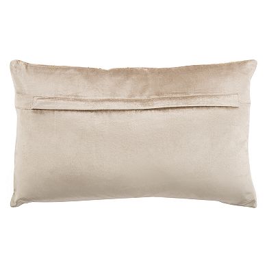 Safavieh Edmee Metallic Oblong Throw Pillow