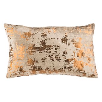 Safavieh Edmee Metallic Oblong Throw Pillow