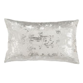 Safavieh Edmee Metallic Oblong Throw Pillow
