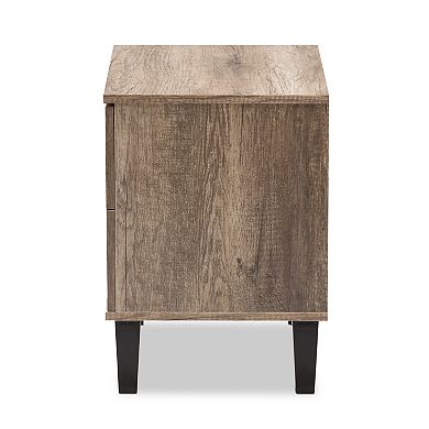 Baxton Studio Swanson Nightstand