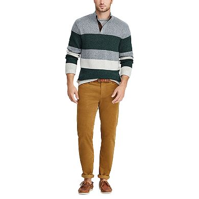 Men's Chaps Classic-Fit Striped Mockneck Sweater