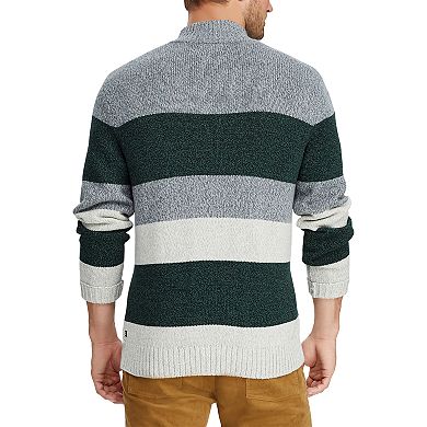 Men's Chaps Classic-Fit Striped Mockneck Sweater