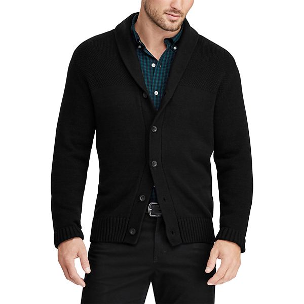 Men's Chaps Classic-Fit Shawl-Collar Cardigan Sweater