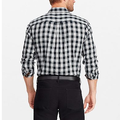 Men's Chaps Classic-Fit Patterned Button-Down Shirt