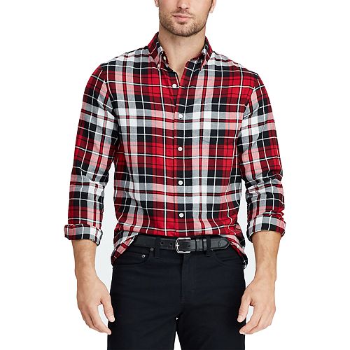 Men's Chaps ClassicFit Patterned ButtonDown Shirt