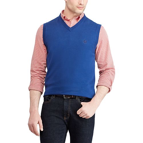 Men's Chaps Regular-Fit V-Neck Sweater Vest
