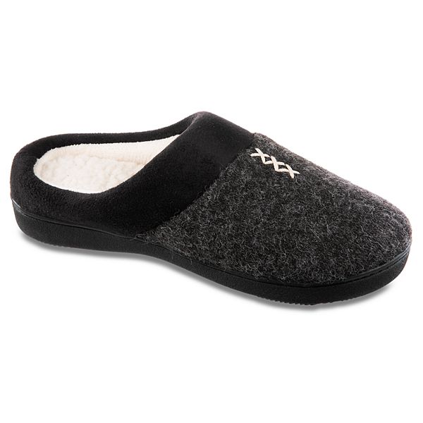 Women's isotoner Marisol Heather Knit Hoodback Slippers