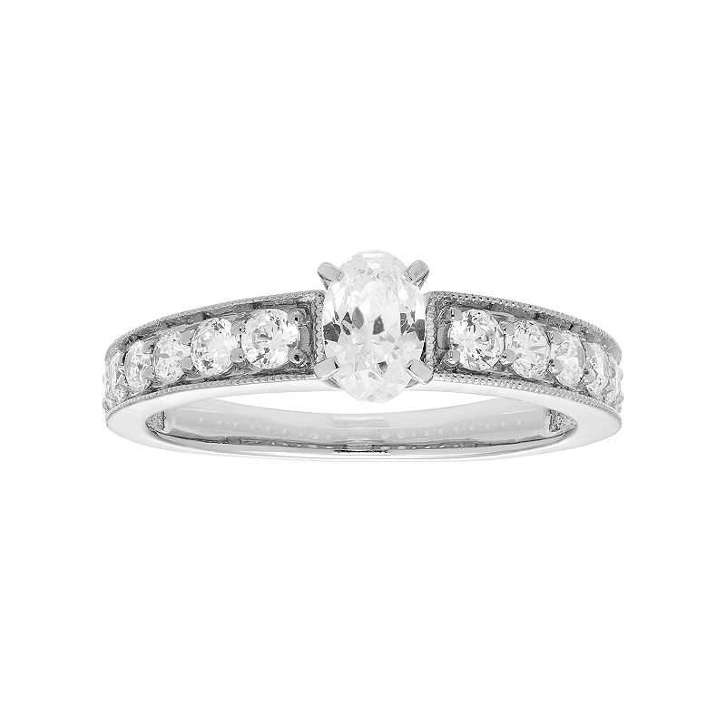 54186530 14k Gold 1 Carat T.W. IGL Certified Diamond Oval E sku 54186530