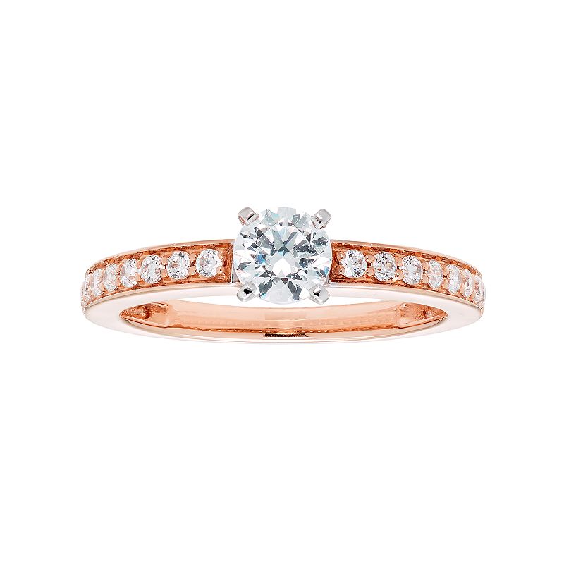 14k Gold 3/4 Carat T.W. IGL Certified Diamond Engagement Ring, Womens, Siz