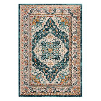 Safavieh Phoenix Jade Framed Medallion Rug