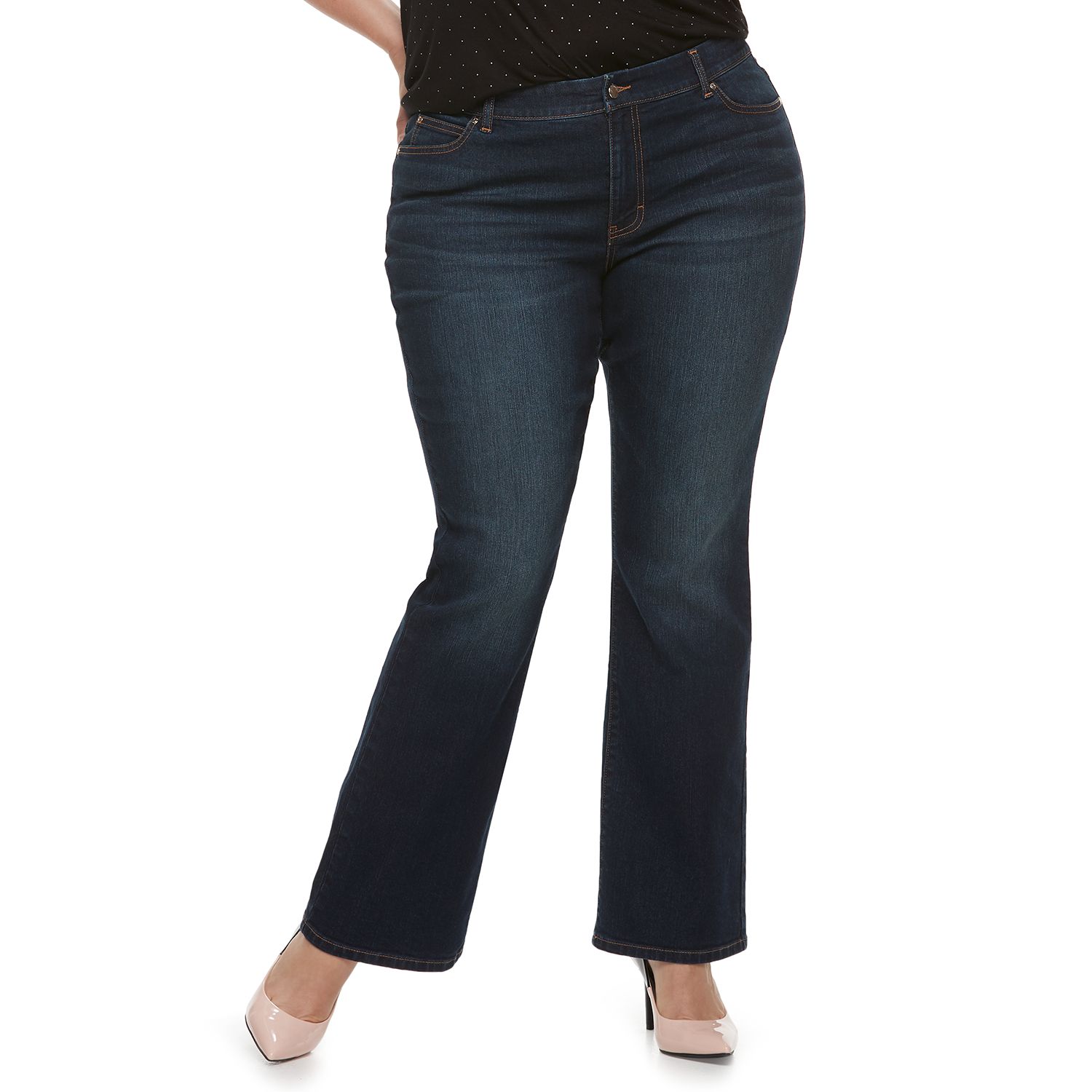 jennifer lopez bootcut jeans plus size