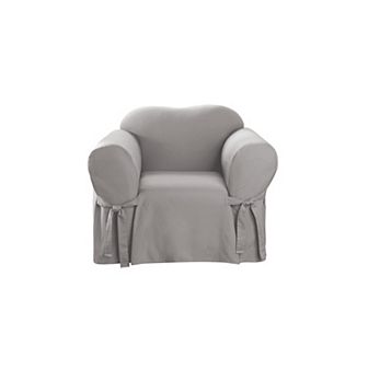 Sure Fit Solid Duck Cloth Chair Slipcover
