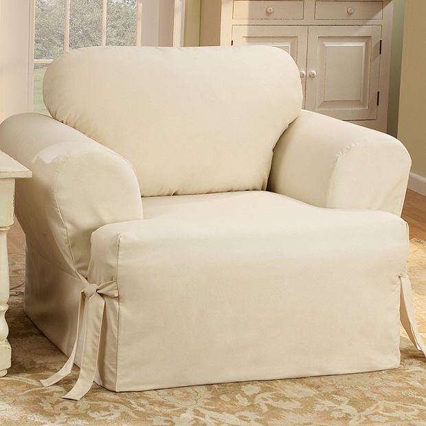 Sure fit t cushion chair slipcover sale