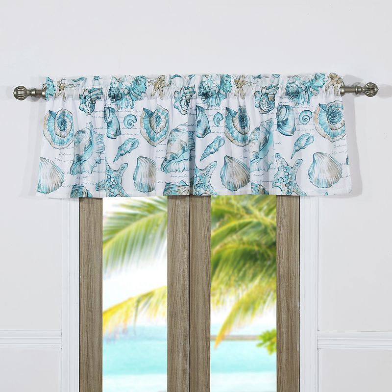 Barefoot Bungalow Cruz Linen Valance, Multicolor