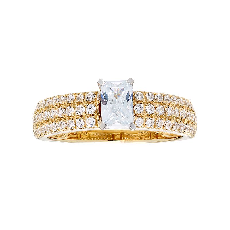 54186231 14k Gold 1 Carat T.W. IGL Certified Diamond Emeral sku 54186231