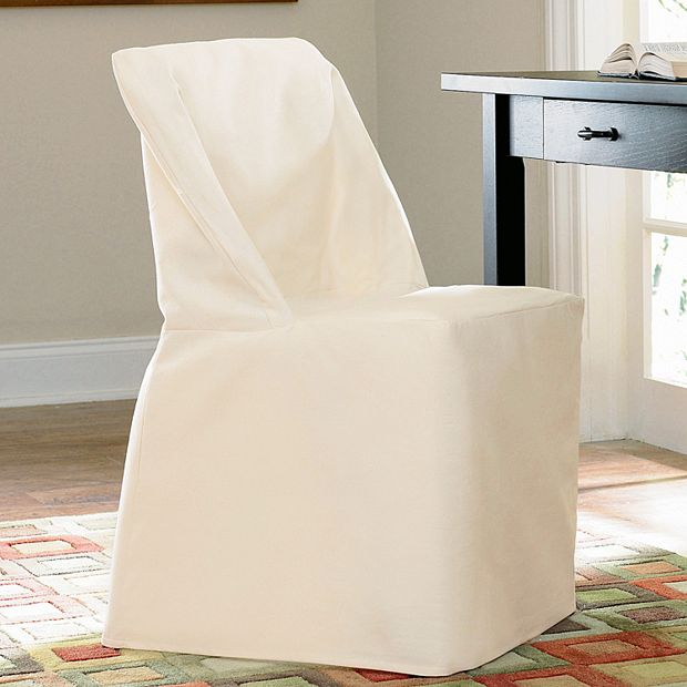 Surefit cotton best sale duck chair slipcover