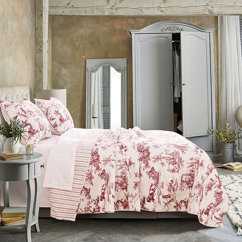 Classic Toile Quilt Set