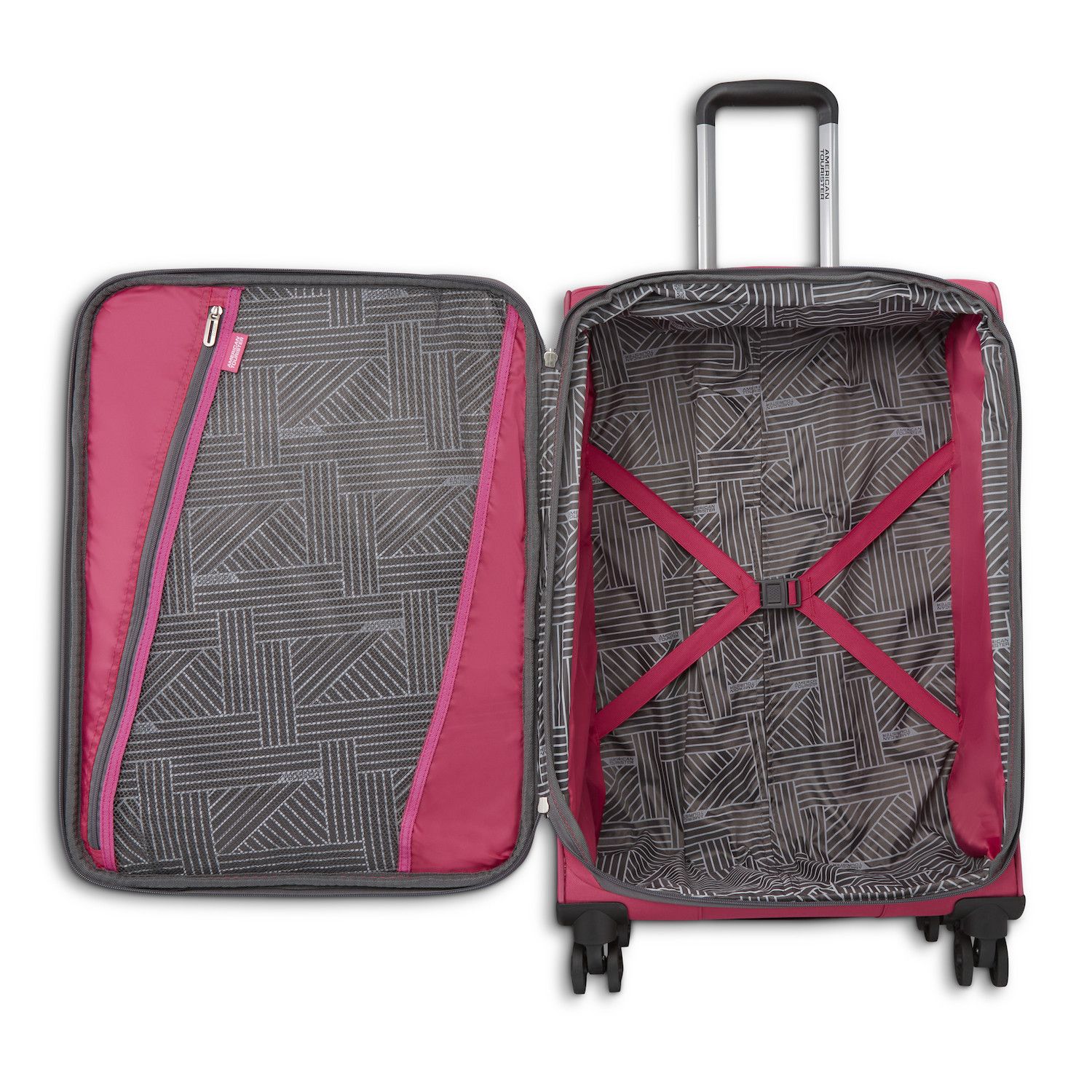 American Tourister Burst Max Quatro Softside Spinner Luggage