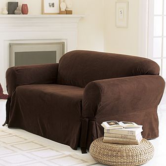 Sure Fit Faux-Suede Loveseat Slipcover