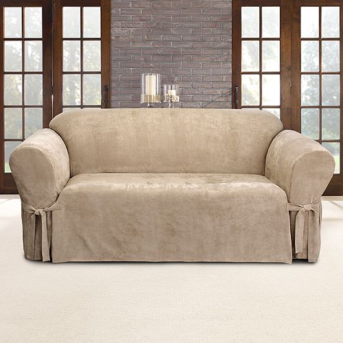 Sure Fit FauxSuede Sofa Slipcover