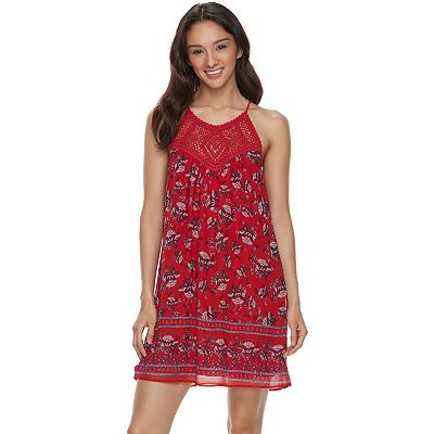Juniors Speechless Floral Shift Dress