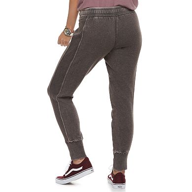 Juniors' SO® Ribbed Cuff French Terry Jogger Pants