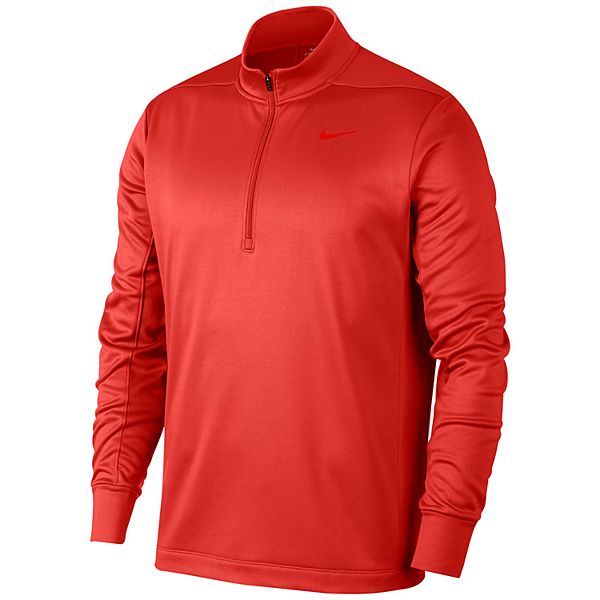 nike therma half zip mens
