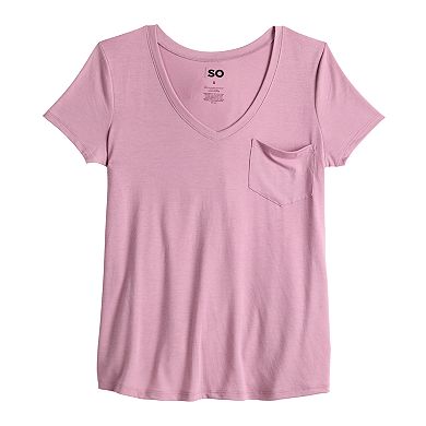 Juniors SO® Favorite Relaxed Pocket Tee