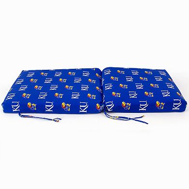 College Covers Kansas Jayhawks 2-Piece Chair Cushions