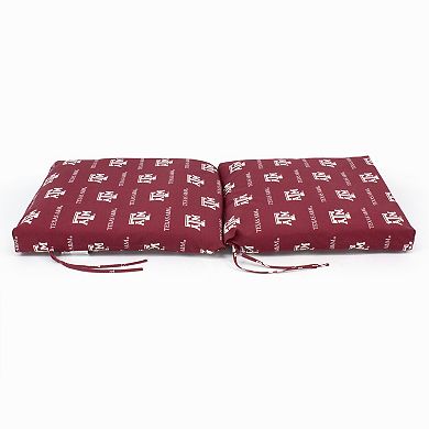 College Covers Texas A&M Aggies 2-Piece Chair Cushions