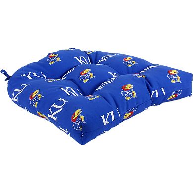 College Covers Kansas Jayhawks Indoor Outdoor Patio Seat Cushion