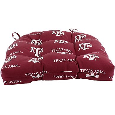 College Covers Texas A&M Aggies Indoor Outdoor Patio Seat Cushion