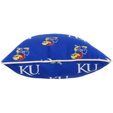 College Covers Kansas Jayhawks Outdoor Decorative Pillow