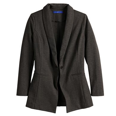 Women's Apt. 9® Knit Boyfriend Blazer