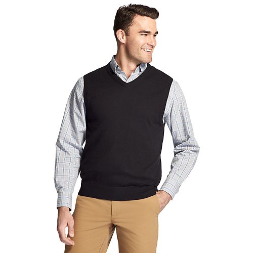 Men's IZOD Premium Essentials Classic-Fit Wool-Blend Sweater Vest