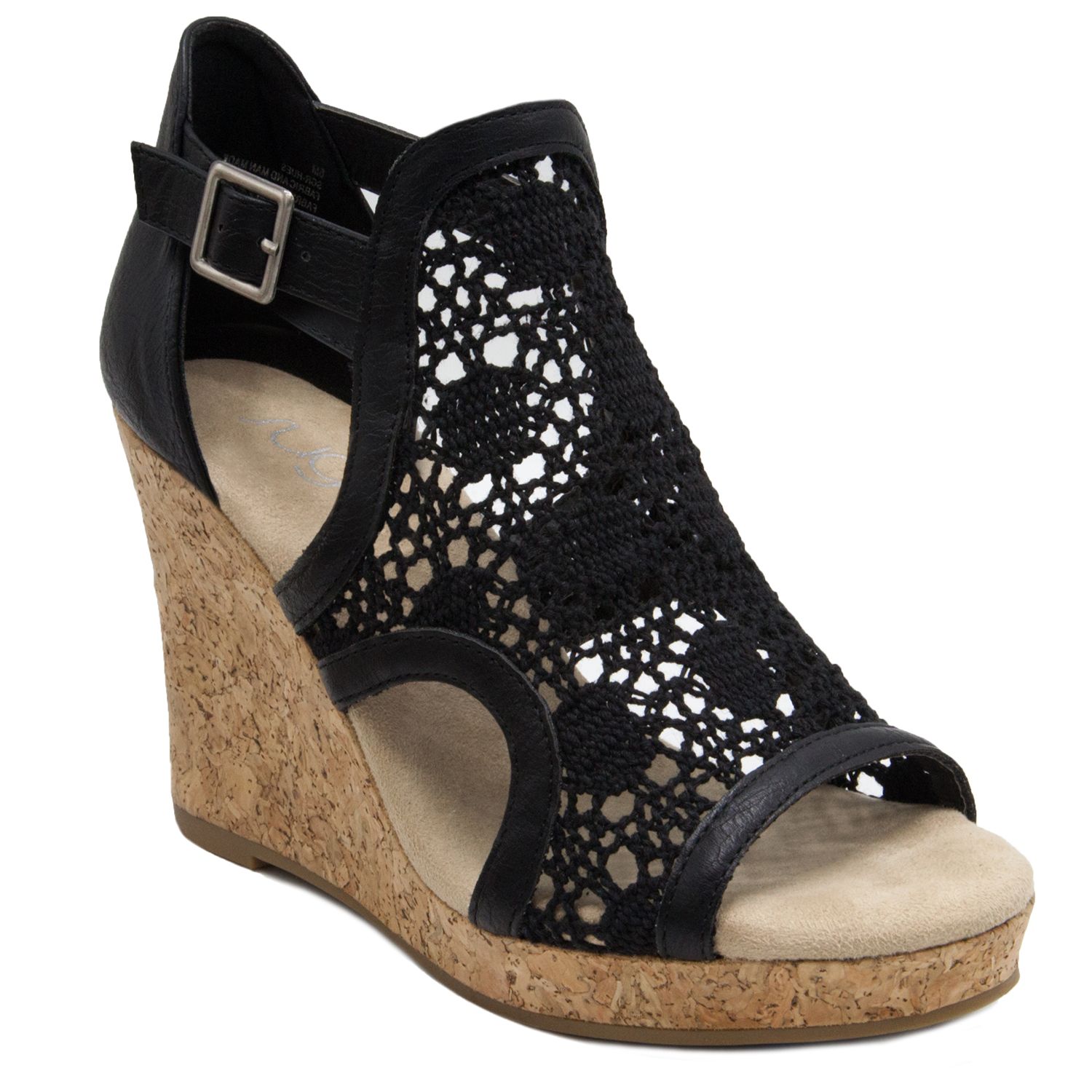 marina luna comfort wedge sandals