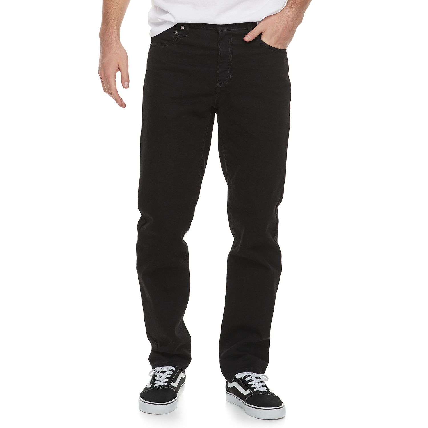 kohls black jeans mens