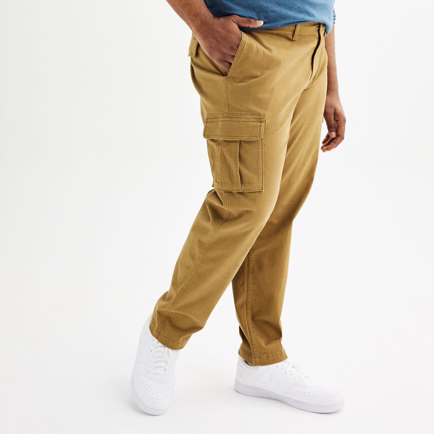 big and tall khaki cargo pants